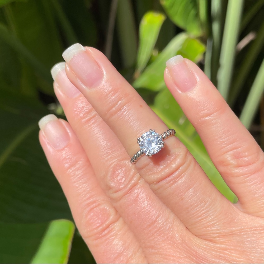 CZ Sterling Silver Ring